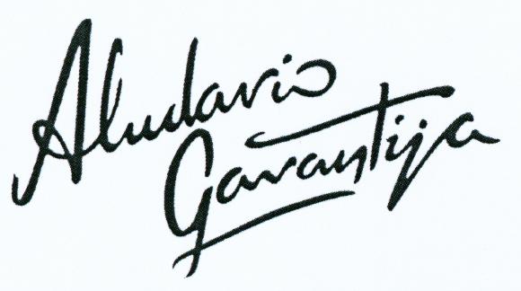 Prekės ženklas: Aludario Garantija